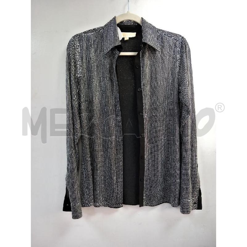 CAMICIA DONNA MICHAEL KORS ARGENTATA STRASS | Mercatino dell'Usato Roma porta di roma 1
