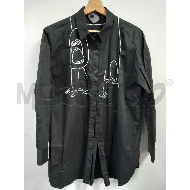 CAMICIA DONNA PEACEBIRD NERA | Mercatino dell'Usato Roma porta di roma 1