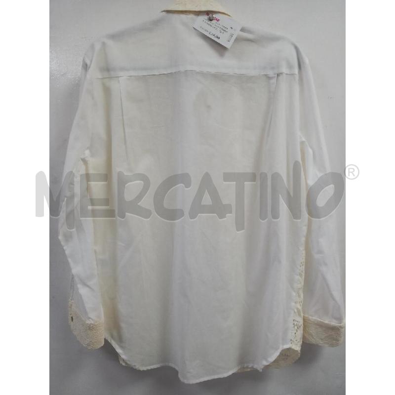 CAMICIA DONNA TENSIONE IN BIANCA PIZZO | Mercatino dell'Usato Roma porta di roma 2