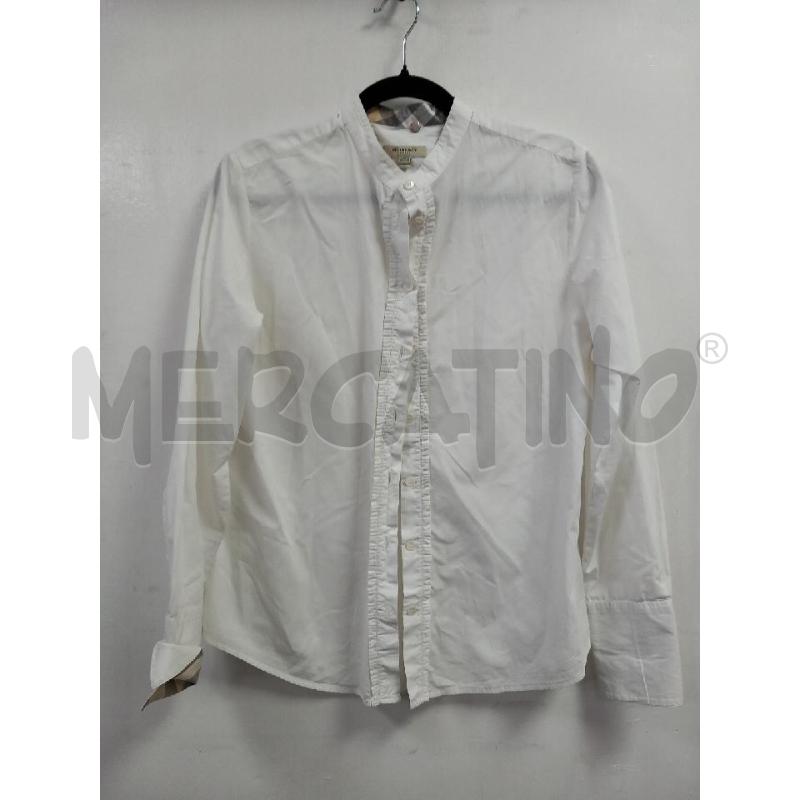 CAMICIA D BURBERRY BIANCO  | Mercatino dell'Usato Roma porta di roma 1