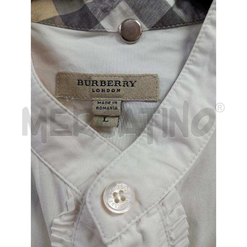CAMICIA D BURBERRY BIANCO  | Mercatino dell'Usato Roma porta di roma 2