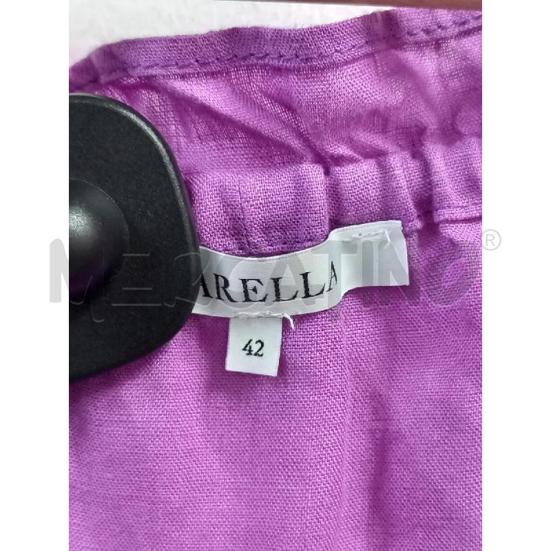 CAMICIA D MARELLA VIOLA LINO | Mercatino dell'Usato Roma porta di roma 2