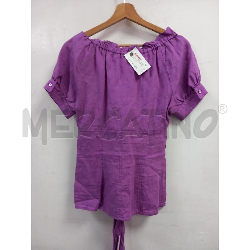 CAMICIA D MARELLA VIOLA LINO | Mercatino dell'Usato Roma porta di roma 3