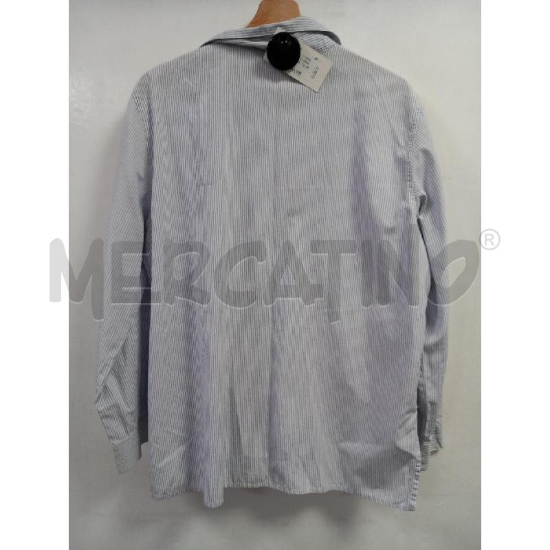 CAMICIA D MARINA RINALDI BIANCO RIGHE BLU | Mercatino dell'Usato Roma porta di roma 3