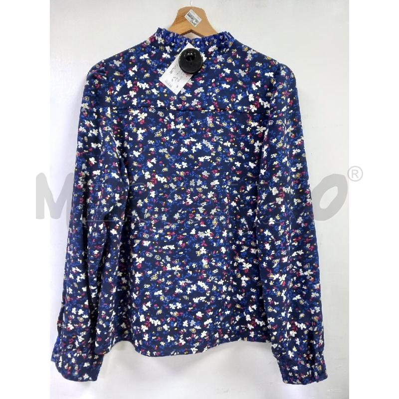 CAMICIA D MAX&CO BLU FANTASIA FLOREALE | Mercatino dell'Usato Roma porta di roma 2