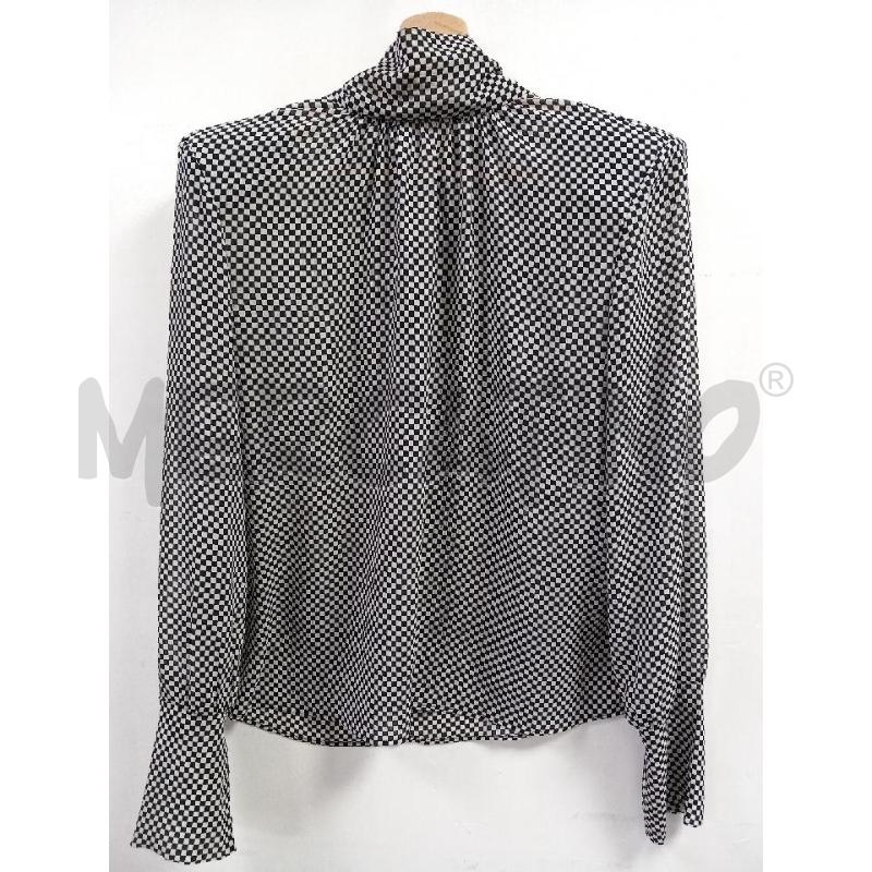 CAMICIA D PATRIZIA PEPE QUADRETTI BIANCO NERO | Mercatino dell'Usato Roma porta di roma 1