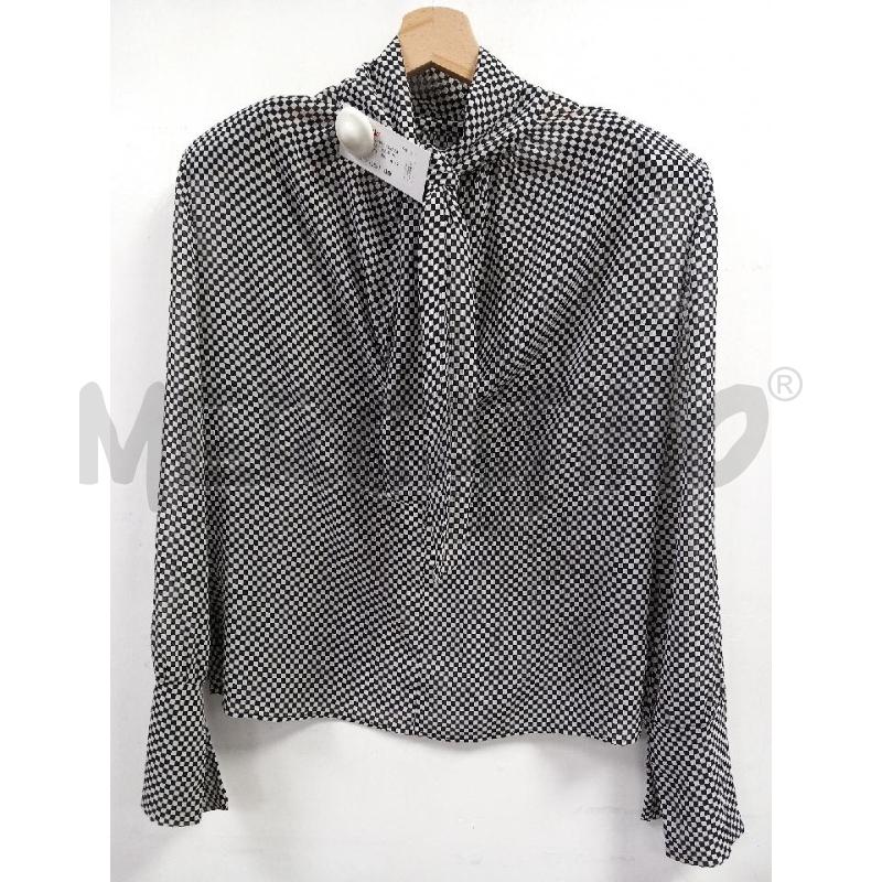 CAMICIA D PATRIZIA PEPE QUADRETTI BIANCO NERO | Mercatino dell'Usato Roma porta di roma 2