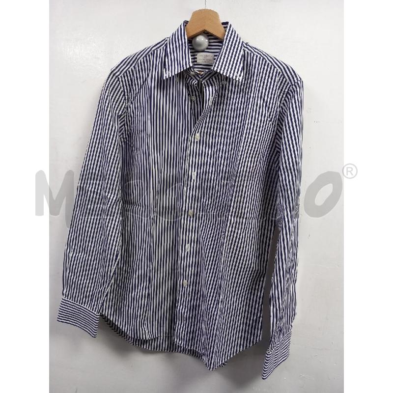 CAMICIA UOMO CAMPOMARZIO RIGHE BIA BLU | Mercatino dell'Usato Roma porta di roma 1