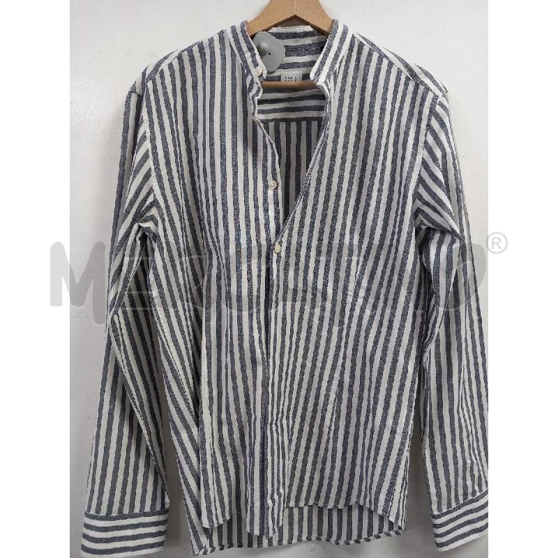 CAMICIA UOMO DAVID NAMAN RIGHE BIA BLU | Mercatino dell'Usato Roma porta di roma 1