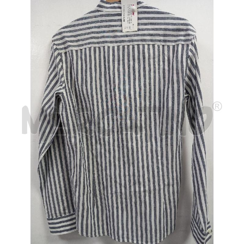 CAMICIA UOMO DAVID NAMAN RIGHE BIA BLU | Mercatino dell'Usato Roma porta di roma 2