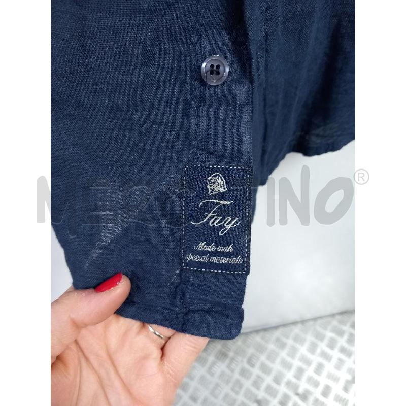 CAMICIA UOMO FAY LINO BLU | Mercatino dell'Usato Roma porta di roma 2