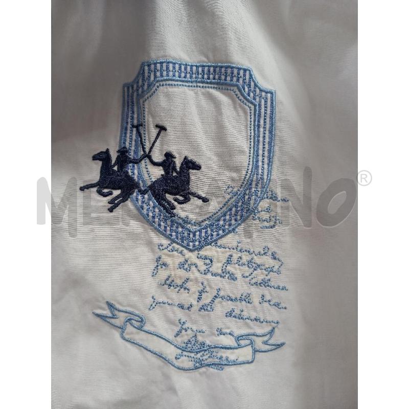 CAMICIA UOMO LA MARTINA BIANCA CELESTE  | Mercatino dell'Usato Roma porta di roma 3