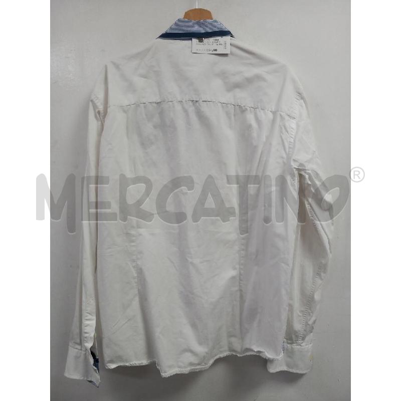 CAMICIA UOMO LA MARTINA BIANCA CELESTE  | Mercatino dell'Usato Roma porta di roma 4