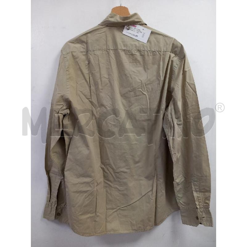 CAMICIA UOMO TRUSSARDI JEANS BEIGE | Mercatino dell'Usato Roma porta di roma 2