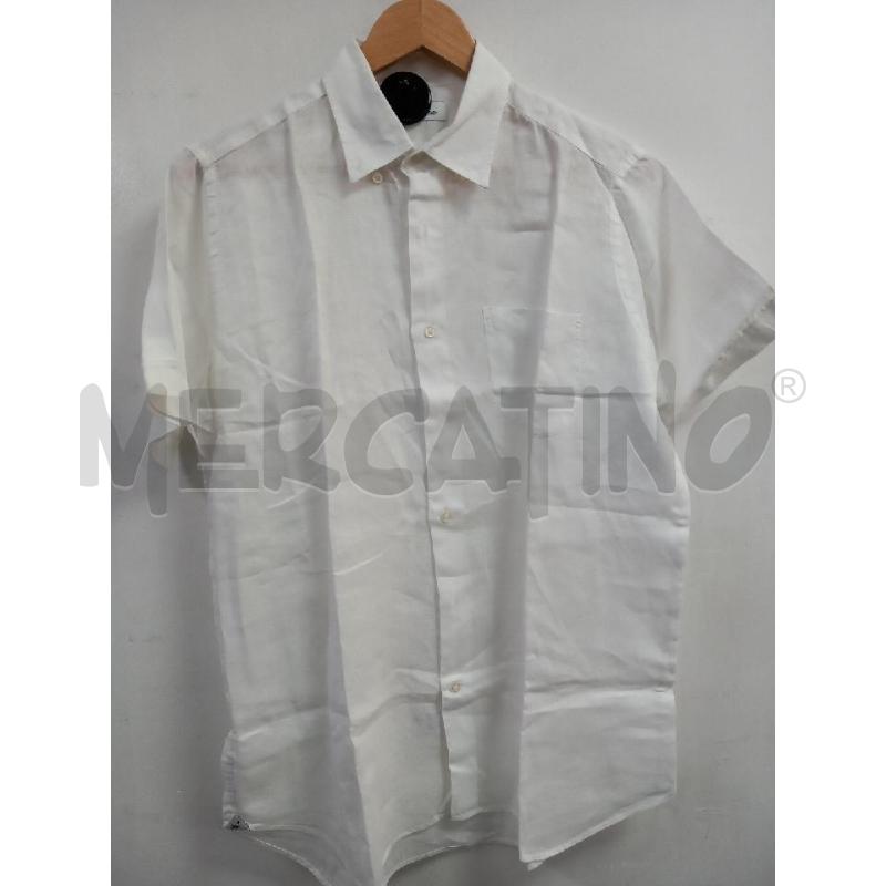 CAMICIA U ALEA BIANCO LINO | Mercatino dell'Usato Roma porta di roma 1
