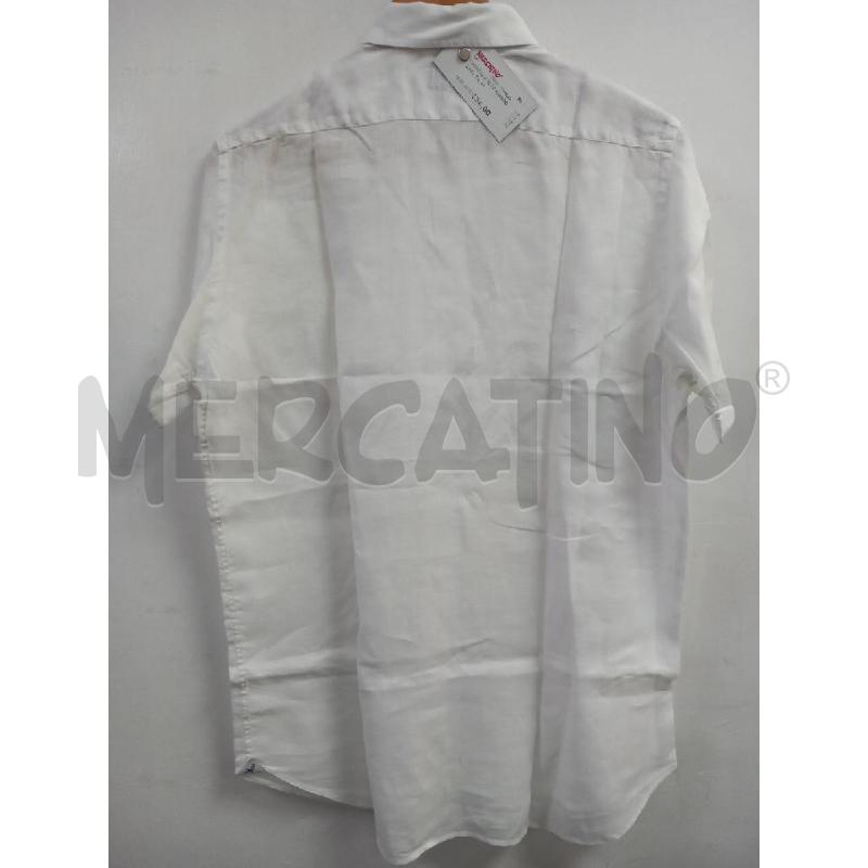 CAMICIA U ALEA BIANCO LINO | Mercatino dell'Usato Roma porta di roma 2