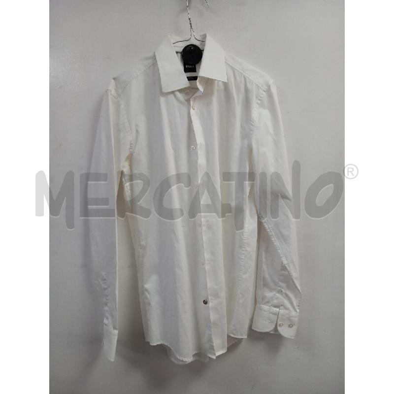 CAMICIA U BOSS BIANCO | Mercatino dell'Usato Roma porta di roma 1