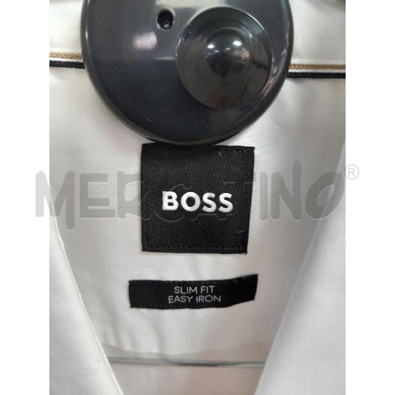 CAMICIA U BOSS BIANCO | Mercatino dell'Usato Roma porta di roma 3