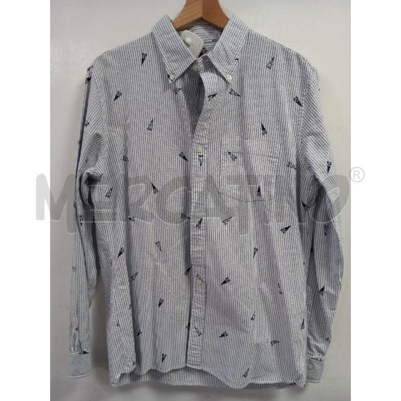 CAMICIA U BROOKS BROTHERS BIANCO RIGHE CELESTE 1918 | Mercatino dell'Usato Roma porta di roma 1