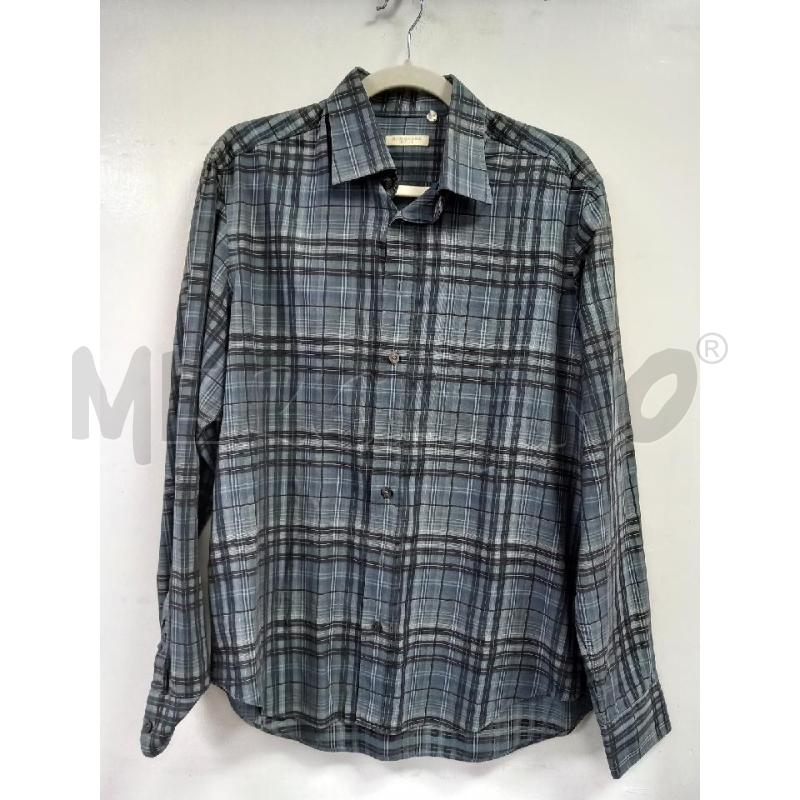CAMICIA U BURBERRY BRIT BLU/GRIGIO TARTAN | Mercatino dell'Usato Roma porta di roma 1