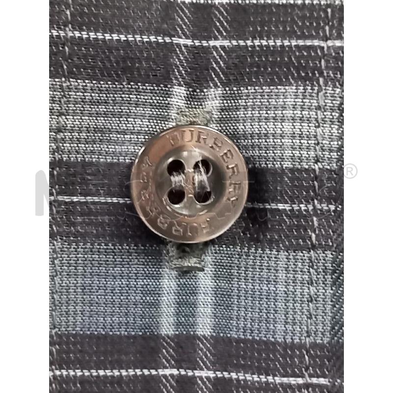 CAMICIA U BURBERRY BRIT BLU/GRIGIO TARTAN | Mercatino dell'Usato Roma porta di roma 3