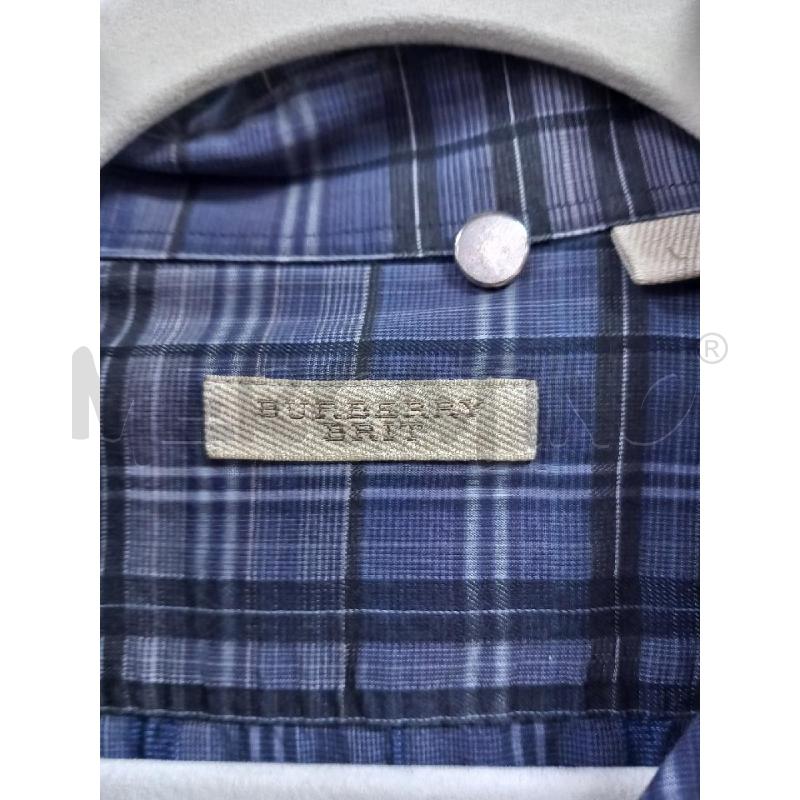 CAMICIA U BURBERRY BRIT BLU/VIOLA TARTAN | Mercatino dell'Usato Roma porta di roma 2