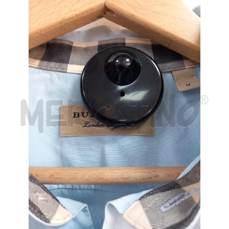 CAMICIA U BURBERRY CELESTE | Mercatino dell'Usato Roma porta di roma 2