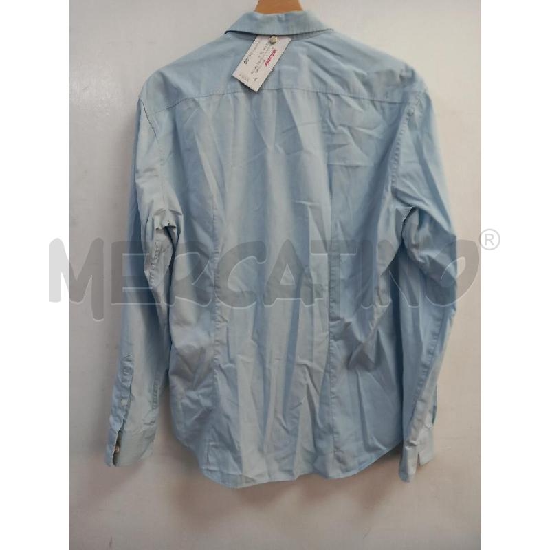 CAMICIA U BURBERRY CELESTE | Mercatino dell'Usato Roma porta di roma 4