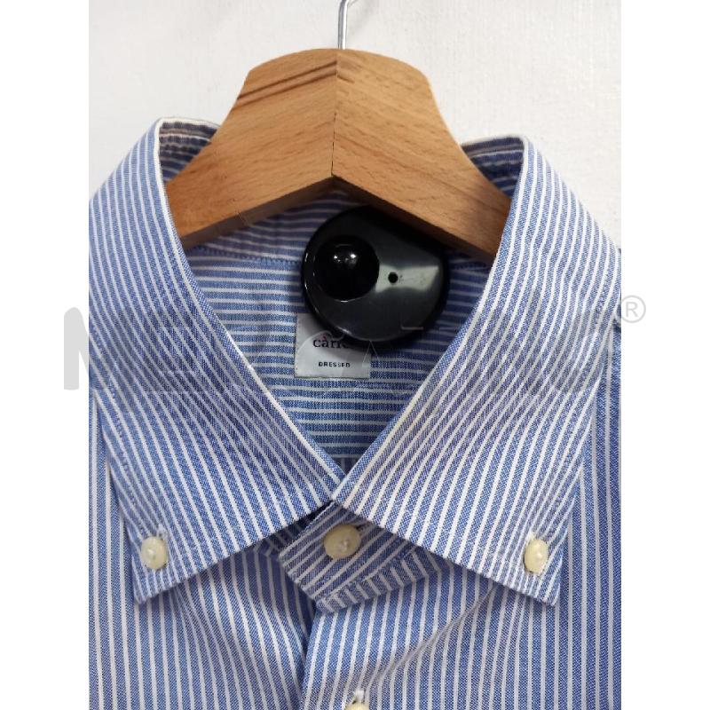 CAMICIA U CARREL BLU RIGHE BIANCO | Mercatino dell'Usato Roma porta di roma 2