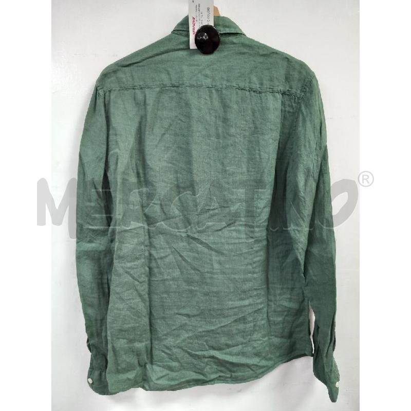 CAMICIA U DAVID NAMAN VERDE LINO | Mercatino dell'Usato Roma porta di roma 2