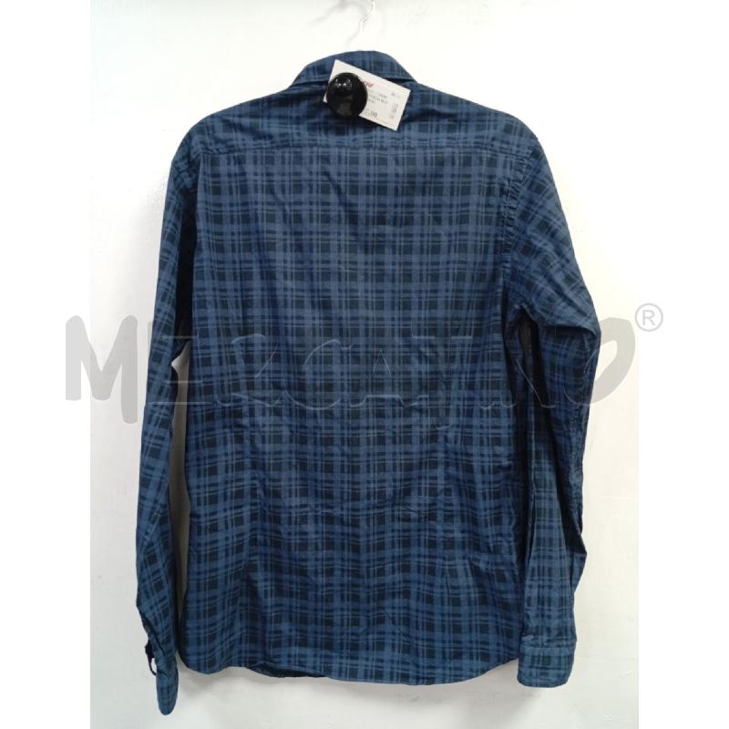 CAMICIA U EMPRESA BLU TARTAN  | Mercatino dell'Usato Roma porta di roma 4