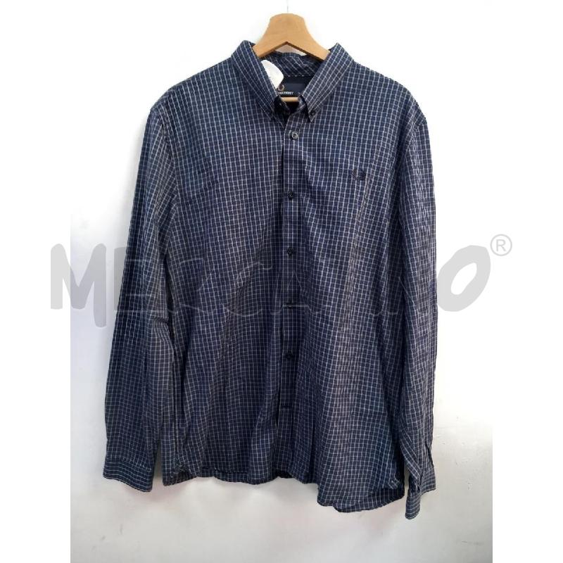 CAMICIA U FRED PPERY BLU TARTAN GRIGIO | Mercatino dell'Usato Roma porta di roma 1