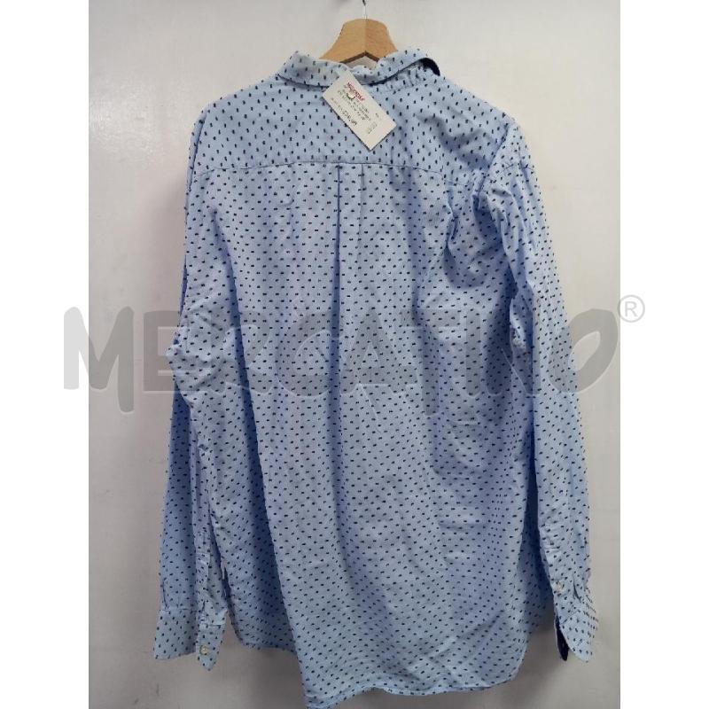 CAMICIA U HARMONT&BLAINE AZZ PUNTINI | Mercatino dell'Usato Roma porta di roma 3
