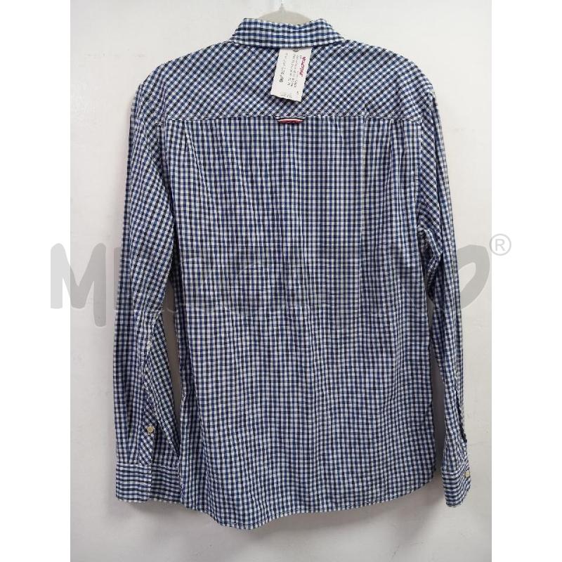CAMICIA U HILFIGER DENIM BLU QUADRI | Mercatino dell'Usato Roma porta di roma 2