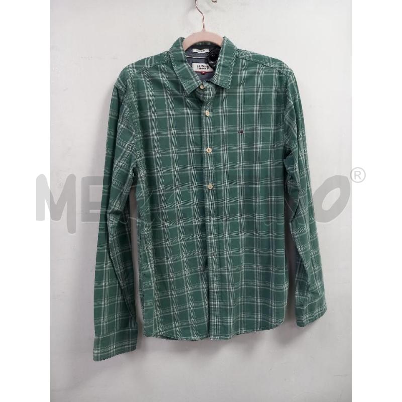 CAMICIA U HILFIGER DENIM VERDE TARTAN | Mercatino dell'Usato Roma porta di roma 1