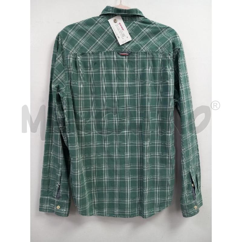 CAMICIA U HILFIGER DENIM VERDE TARTAN | Mercatino dell'Usato Roma porta di roma 2
