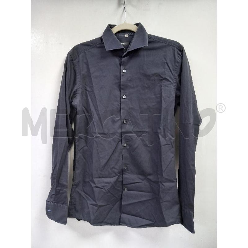 CAMICIA U HUGO BOSS BLU SLIM FIT | Mercatino dell'Usato Roma porta di roma 1