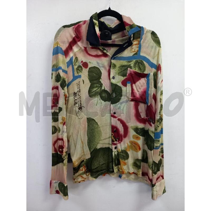 CAMICIA U JEAN PAUL GAULTIERE VERDE FANTASIA | Mercatino dell'Usato Roma porta di roma 1