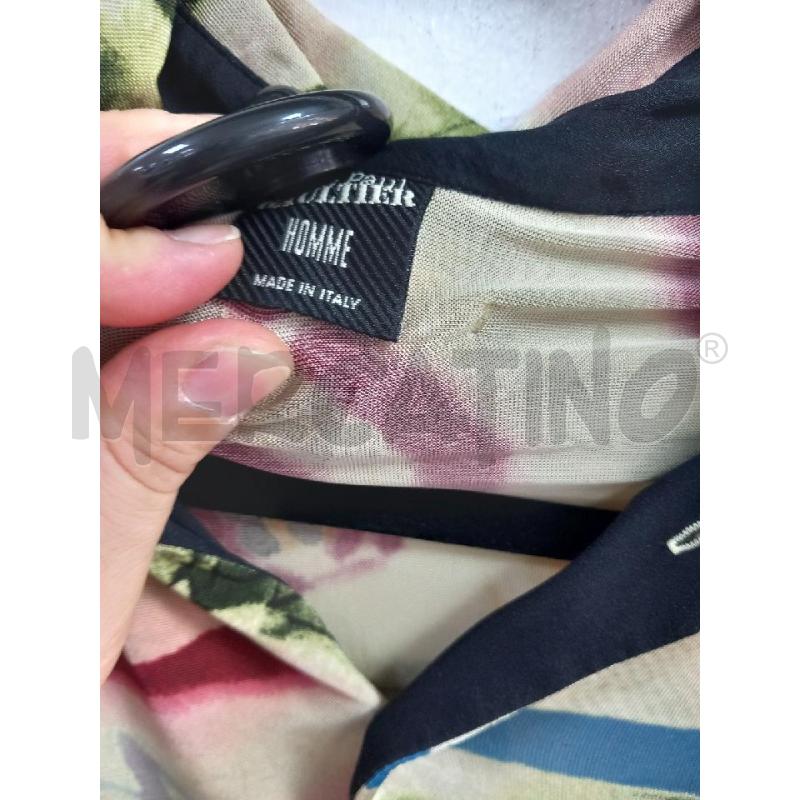 CAMICIA U JEAN PAUL GAULTIERE VERDE FANTASIA | Mercatino dell'Usato Roma porta di roma 3