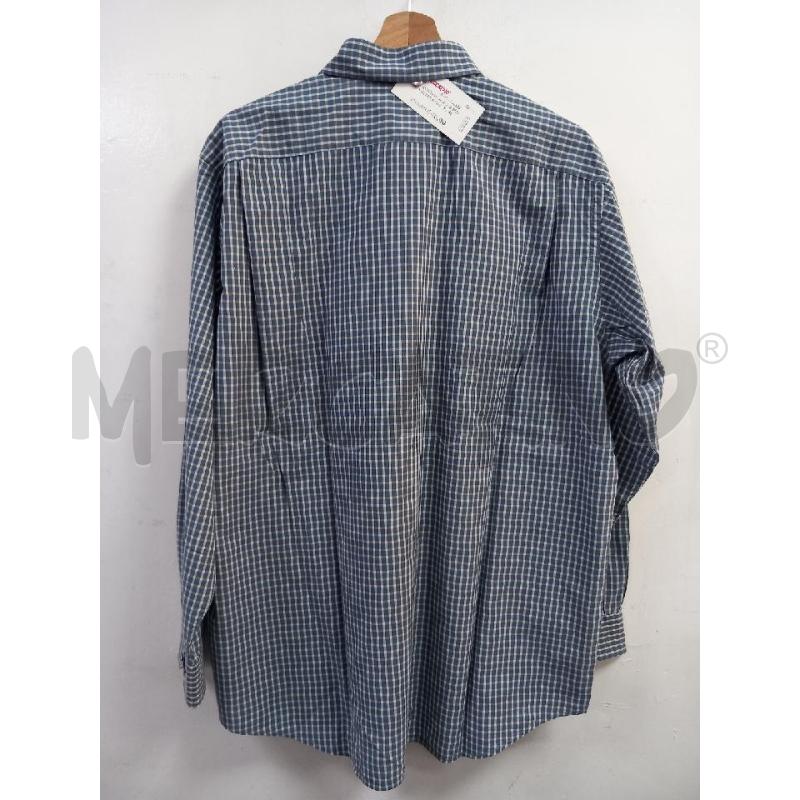 CAMICIA U LACOSTE BLU TARTAN BEIGE | Mercatino dell'Usato Roma porta di roma 3