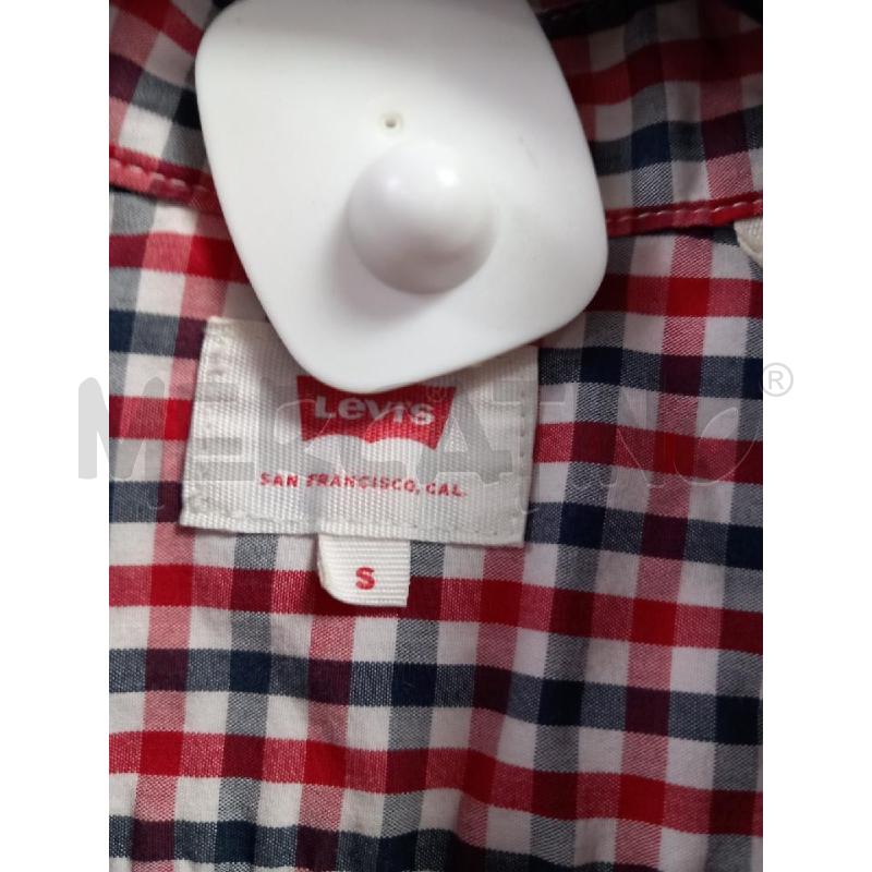 CAMICIA U LEVI'S TARTAN ROSSO BIANCO NERO | Mercatino dell'Usato Roma porta di roma 2