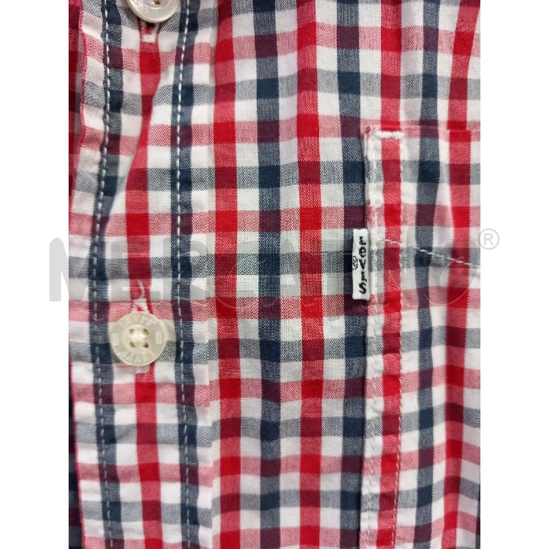 CAMICIA U LEVI'S TARTAN ROSSO BIANCO NERO | Mercatino dell'Usato Roma porta di roma 3