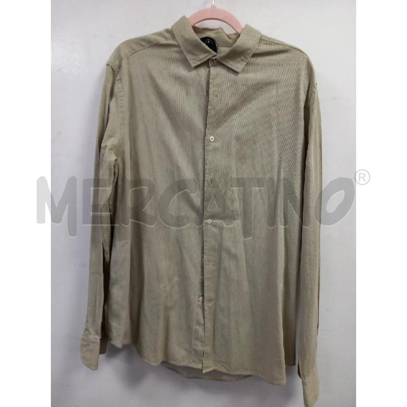 CAMICIA U MASSIMO DUTTI BEIGE | Mercatino dell'Usato Roma porta di roma 1