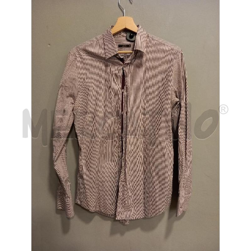 CAMICIA U MAURO GRIFONI BIANCO RIGHE ROSSO | Mercatino dell'Usato Roma porta di roma 1