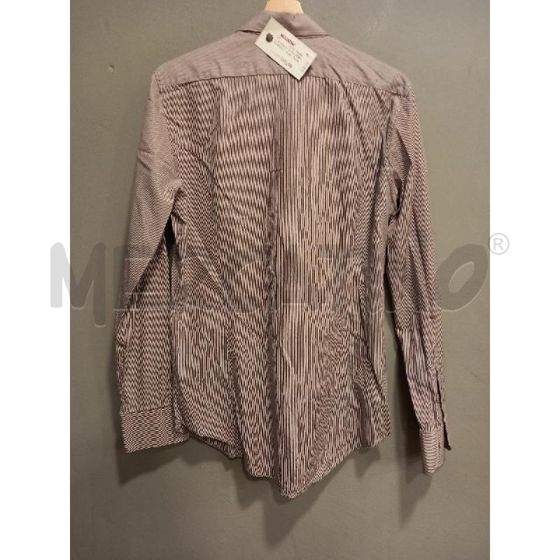 CAMICIA U MAURO GRIFONI BIANCO RIGHE ROSSO | Mercatino dell'Usato Roma porta di roma 3