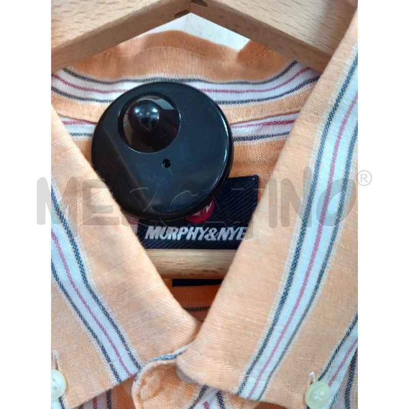 CAMICIA U MURPHY & NYE ARANCIO RIGHE | Mercatino dell'Usato Roma porta di roma 2