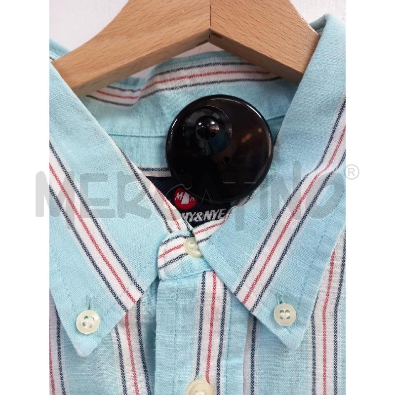 CAMICIA U MURPHY & NYE CELESTE RIGHE  | Mercatino dell'Usato Roma porta di roma 2