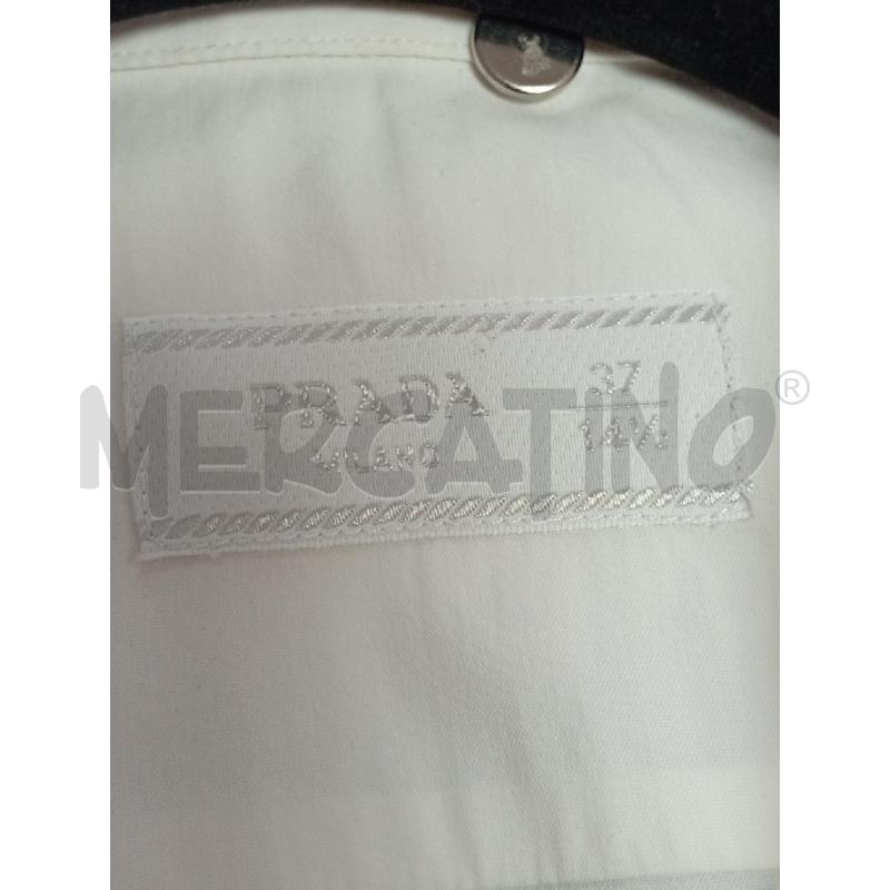 CAMICIA U PRADA BIANCO  | Mercatino dell'Usato Roma porta di roma 3