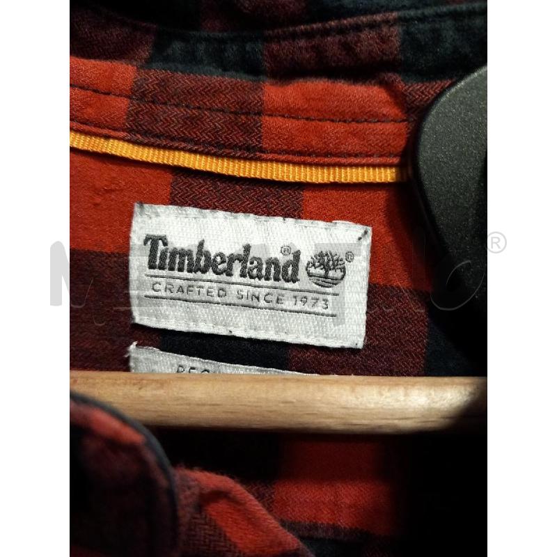 CAMICIA U TIMBERLAND ROSSO NERO  | Mercatino dell'Usato Roma porta di roma 2