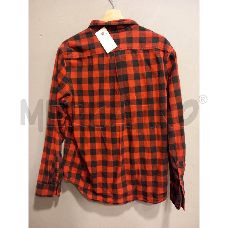 CAMICIA U TIMBERLAND ROSSO NERO  | Mercatino dell'Usato Roma porta di roma 3